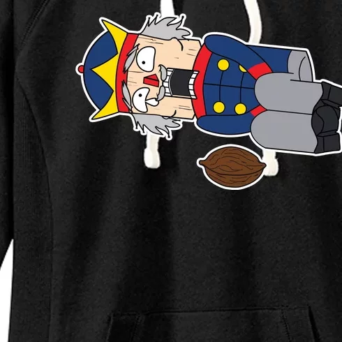 Hit In The Nutcracker Christmas Women's Fleece Hoodie