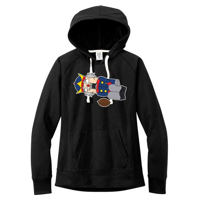 Hit In The Nutcracker Christmas Women's Fleece Hoodie