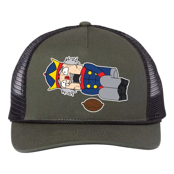 Hit In The Nutcracker Christmas Retro Rope Trucker Hat Cap