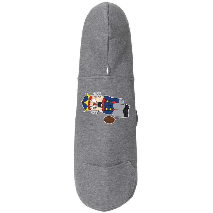 Hit In The Nutcracker Christmas Doggie 3-End Fleece Hoodie