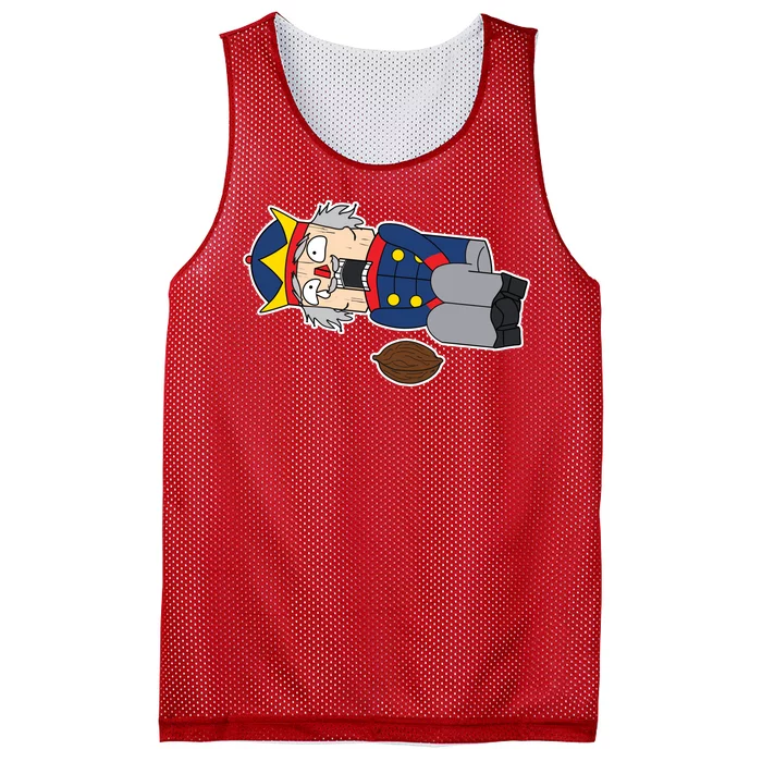 Hit In The Nutcracker Christmas Mesh Reversible Basketball Jersey Tank