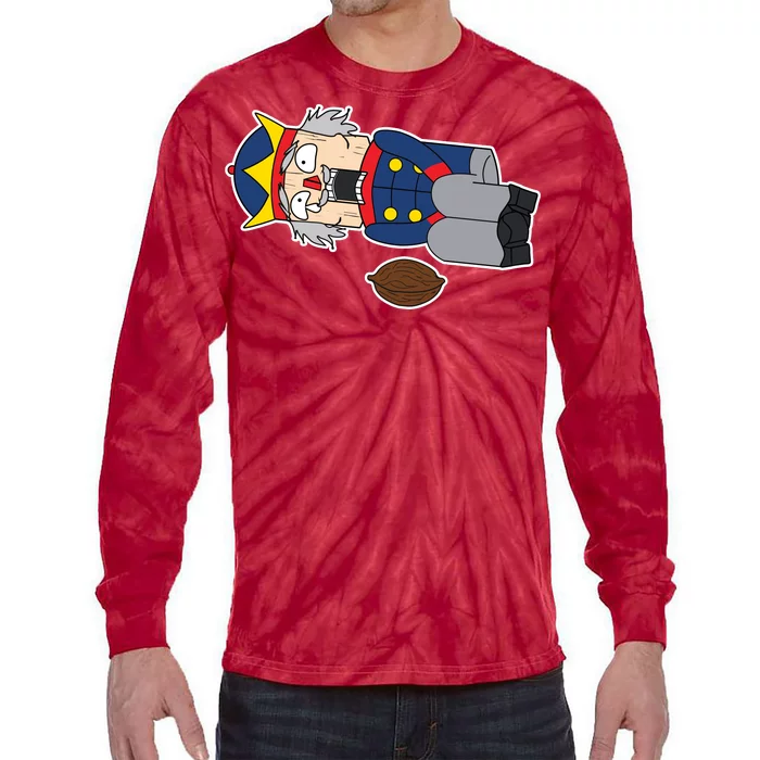 Hit In The Nutcracker Christmas Tie-Dye Long Sleeve Shirt