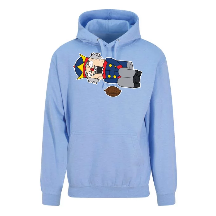 Hit In The Nutcracker Christmas Unisex Surf Hoodie