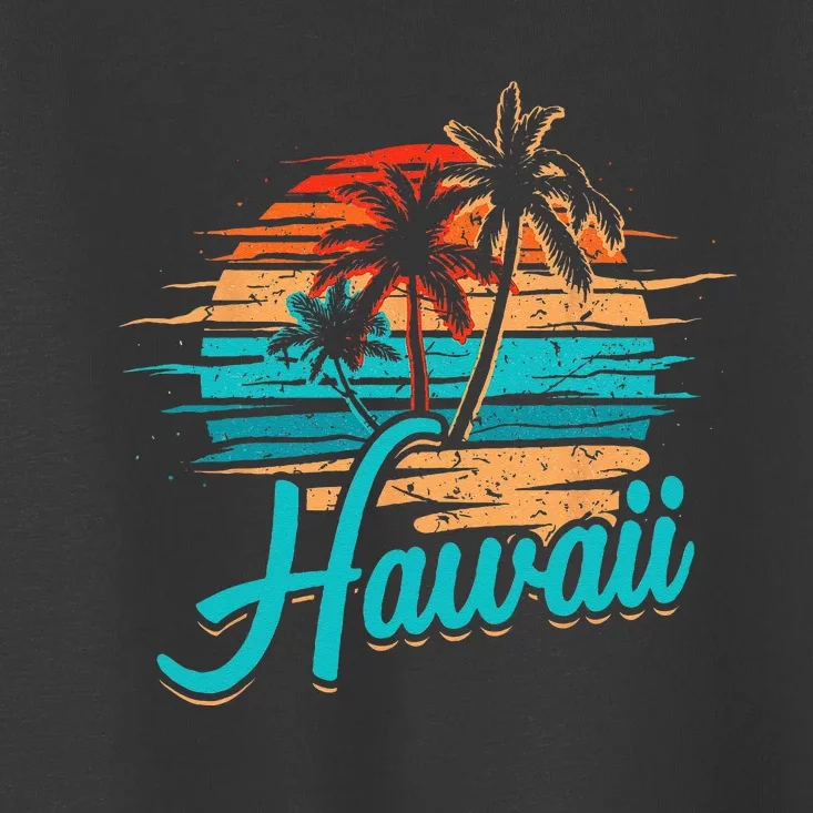 Hawaiian Island Tropical Hawaii Design Vacation Souvenir Toddler T-Shirt