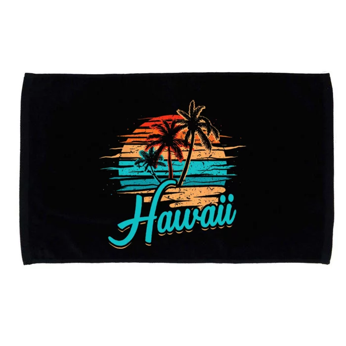 Hawaiian Island Tropical Hawaii Design Vacation Souvenir Microfiber Hand Towel