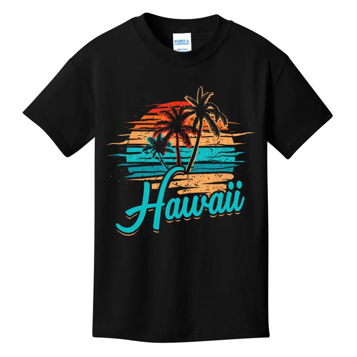 Hawaiian Island Tropical Hawaii Design Vacation Souvenir Kids T-Shirt