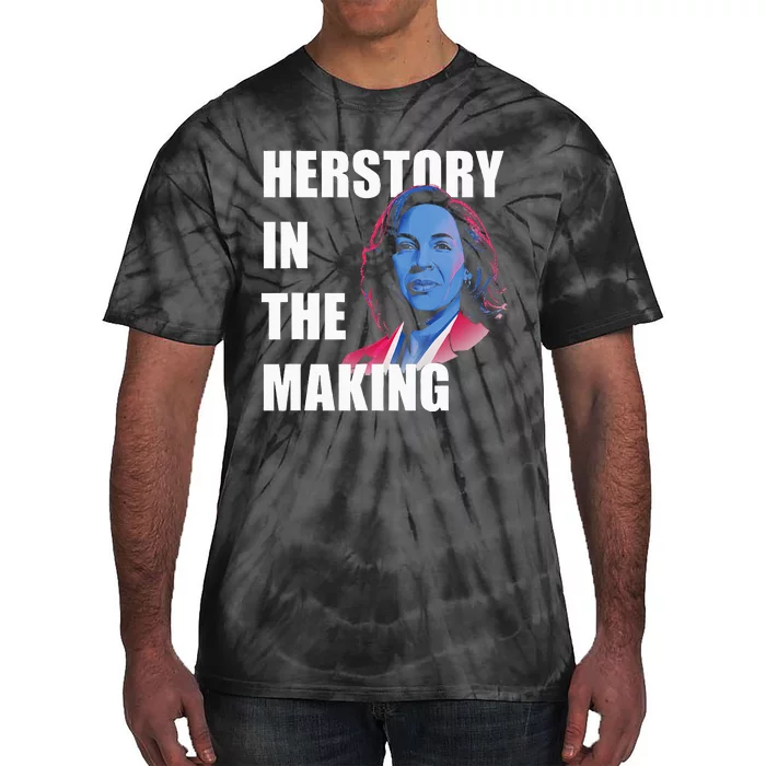 Herstory In The Making President American Flag Kamala Harris Tie-Dye T-Shirt