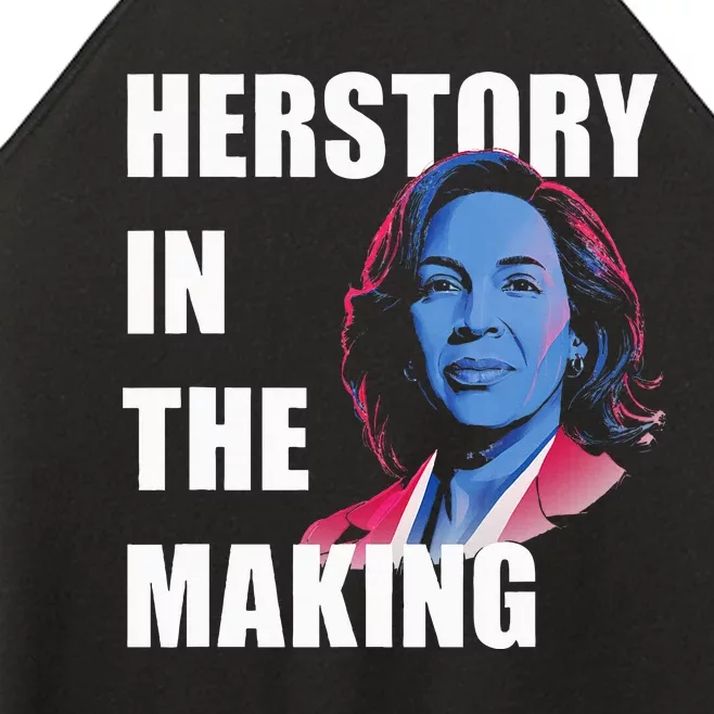 Herstory In The Making President American Flag Kamala Harris Women’s Perfect Tri Rocker Tank