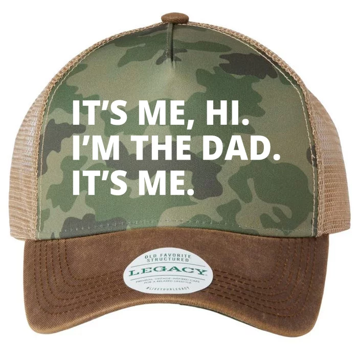 Hi I'm The Dad It's Me Funny Gift Legacy Tie Dye Trucker Hat