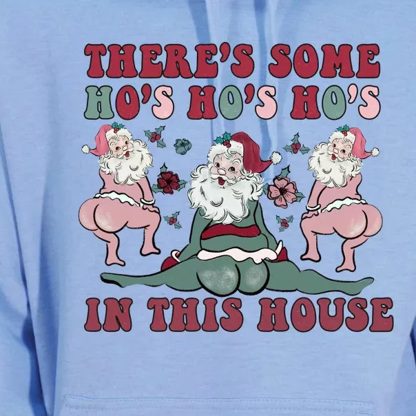 Hos In This House Gag Gift Christmas Unisex Surf Hoodie