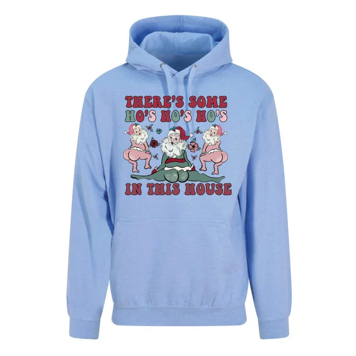 Hos In This House Gag Gift Christmas Unisex Surf Hoodie