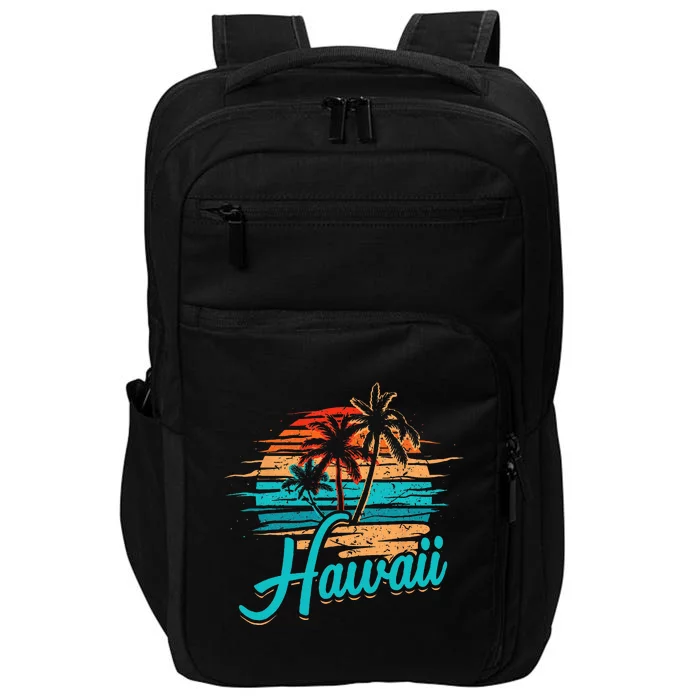 Hawaiian Island Tropical Hawaii Design Vacation Souvenir Impact Tech Backpack