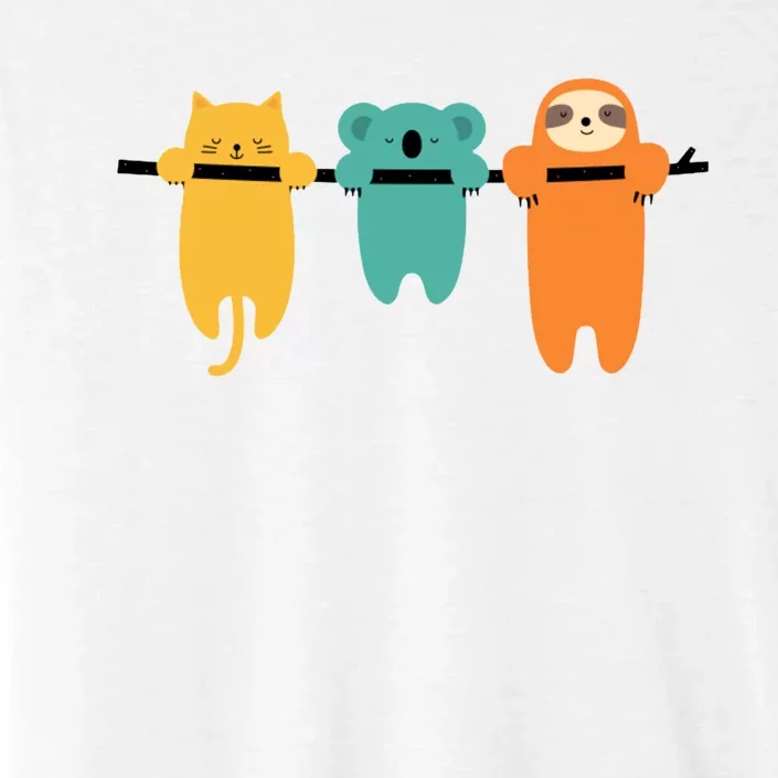 Hang In There Cat Sloth And Koala Cute ChromaSoft Performance T-Shirt