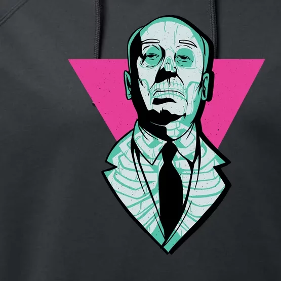 Hitchcock Neon Skull Performance Fleece Hoodie