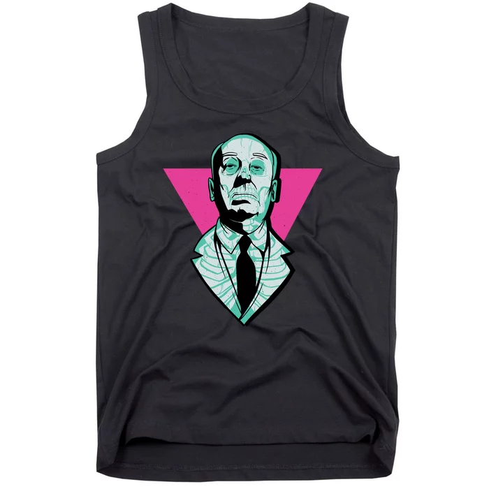 Hitchcock Neon Skull Tank Top