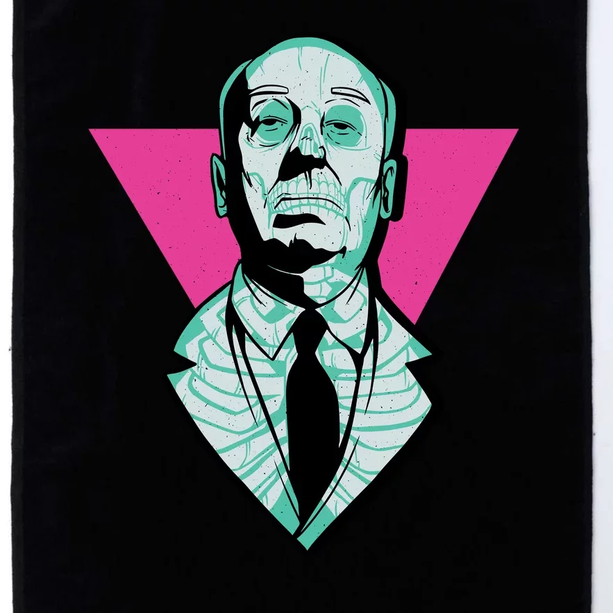 Hitchcock Neon Skull Platinum Collection Golf Towel