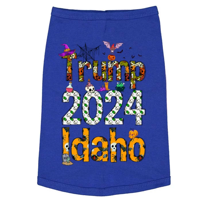 Halloween Idaho Vote For Donald Pro Trump Republican Gift Doggie Tank