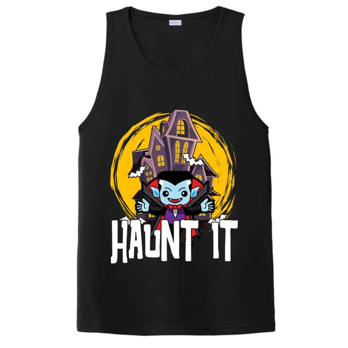 Haunt It Vampire Spooky Halloween Performance Tank