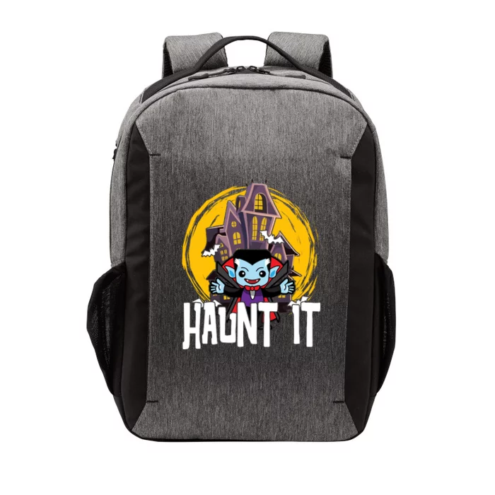 Haunt It Vampire Spooky Halloween Vector Backpack