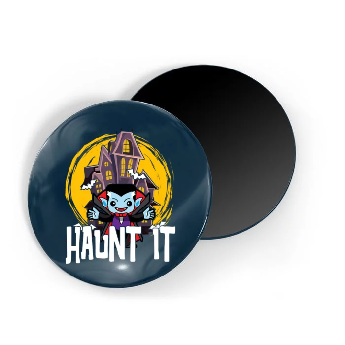 Haunt It Vampire Spooky Halloween Magnet