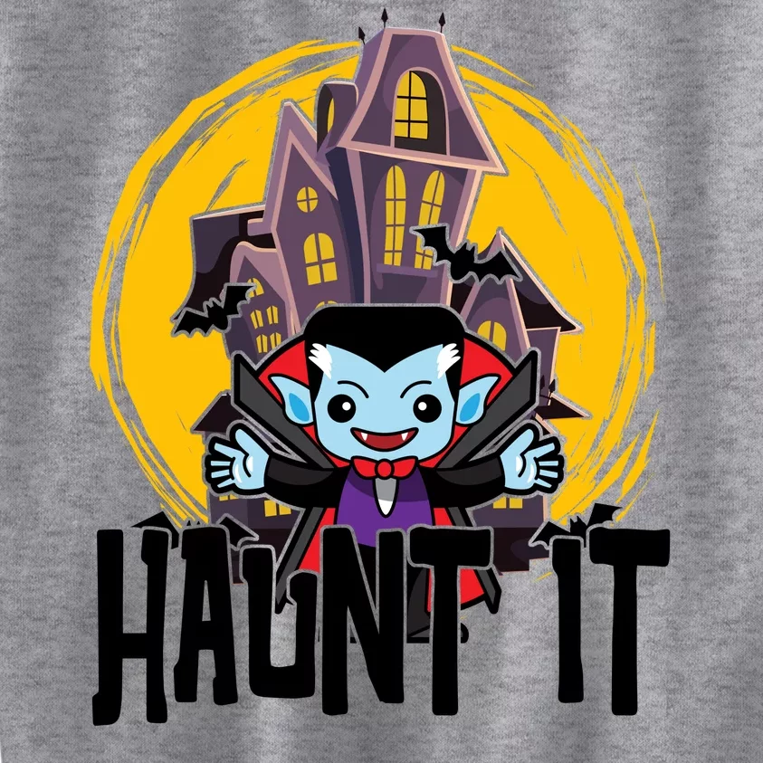 Haunt It Vampire Spooky Halloween Kids Sweatshirt