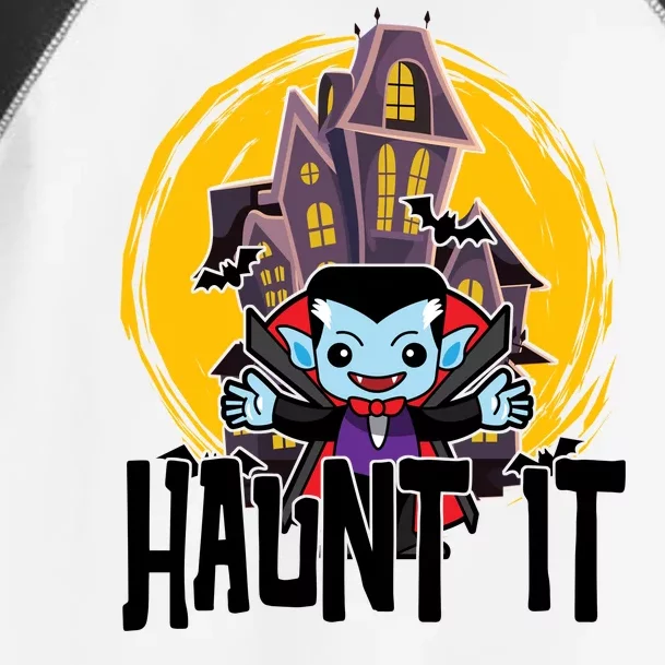 Haunt It Vampire Spooky Halloween Toddler Fine Jersey T-Shirt