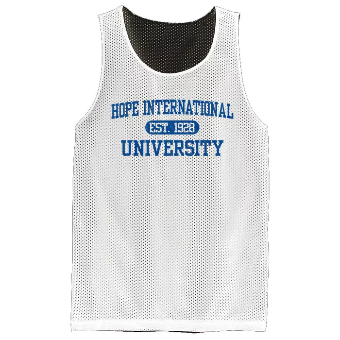 Hope International Vintage Arch University Mesh Reversible Basketball Jersey Tank