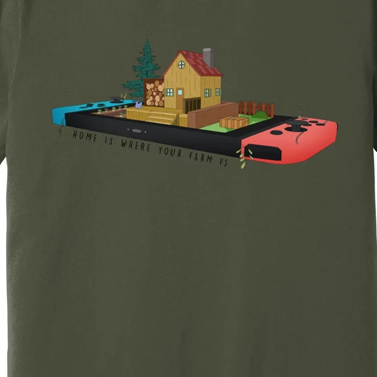 Home Is Where Your Farm Is Premium T-Shirt