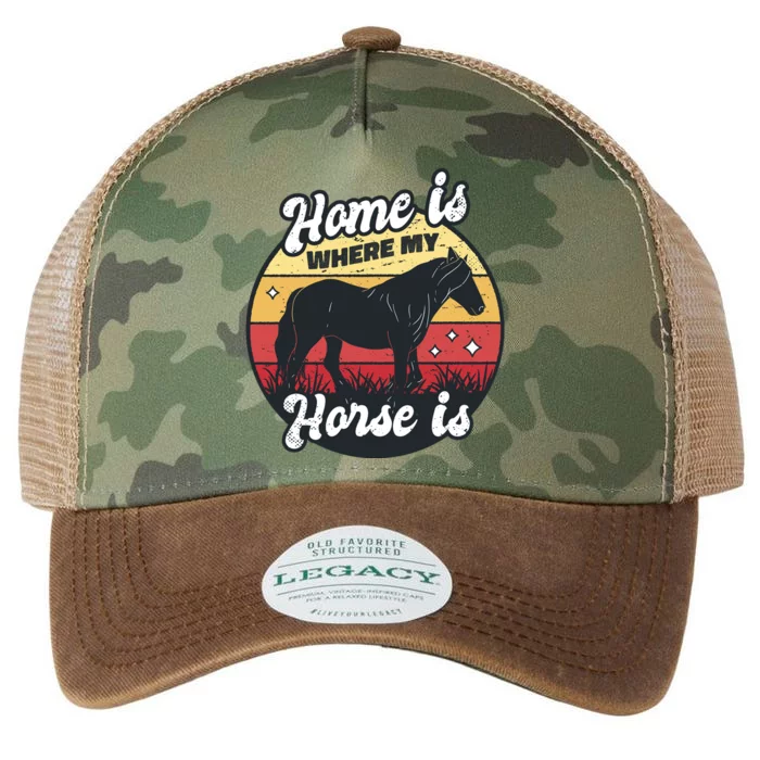 Home Is Where My Horse Is Legacy Tie Dye Trucker Hat