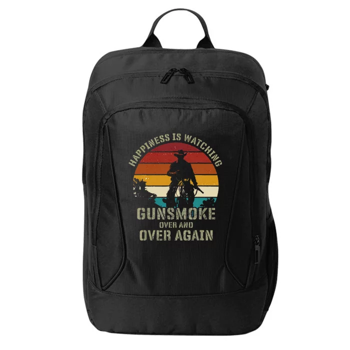 Happiness Is Watching Gunsmoke Over And Over Again Cowboys City Backpack