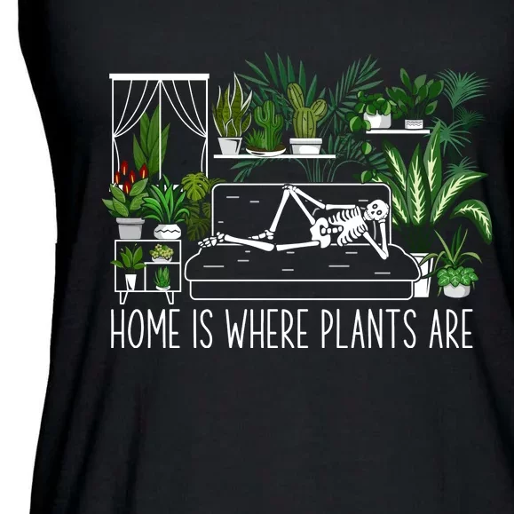 Home Is Where My Plants Are House Plant Ladies Essential Flowy Tank