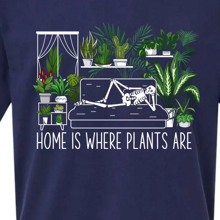 Home Is Where My Plants Are House Plant Sueded Cloud Jersey T-Shirt