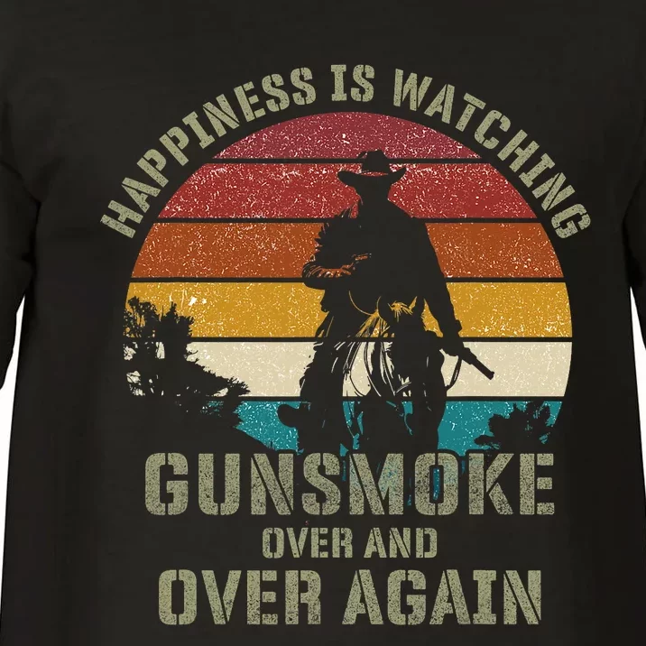 Happiness Is Watching Gunsmoke Over And Over Again Cowboys Comfort Colors T-Shirt