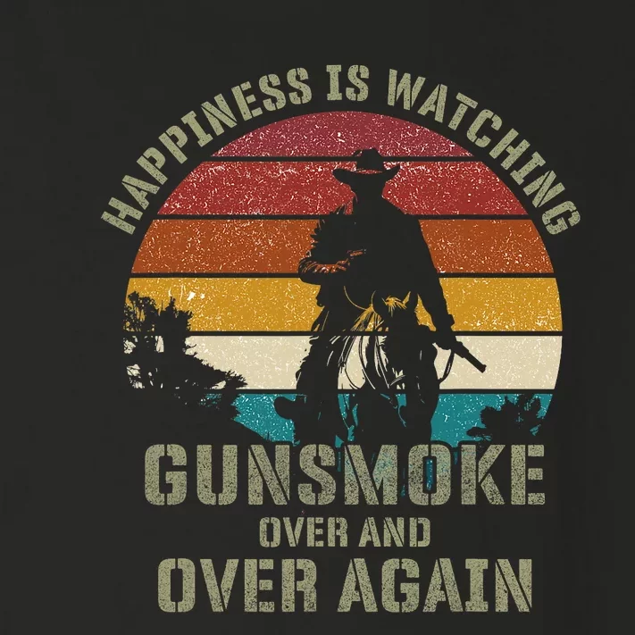 Happiness Is Watching Gunsmoke Over And Over Again Cowboys Toddler Long Sleeve Shirt