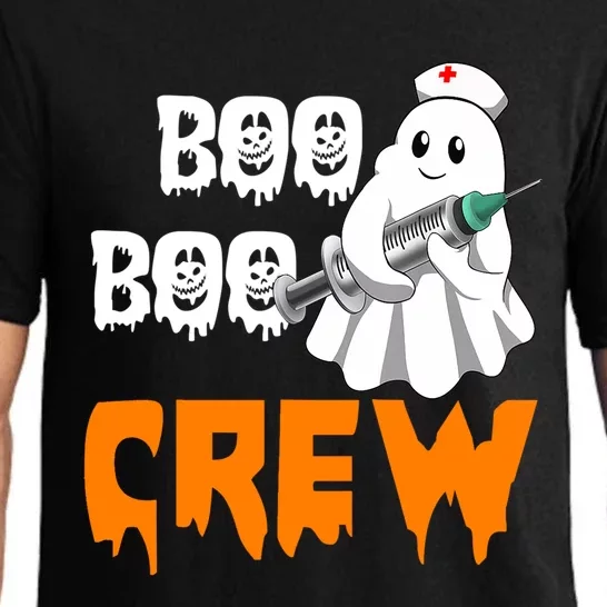 Halloween I Will Stab You Ghost Nurse Funny Nurse Boo Crew Cute Gift Pajama Set