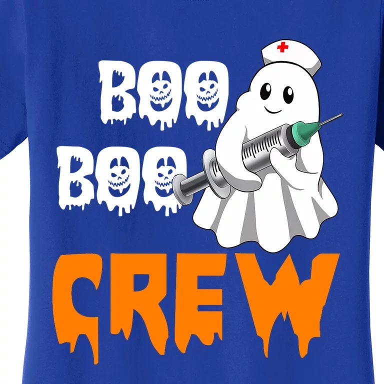 Halloween I Will Stab You Ghost Nurse Funny Nurse Boo Crew Cute Gift Women's T-Shirt