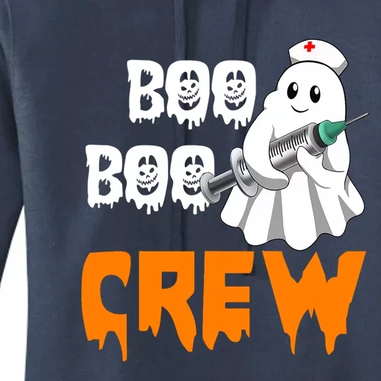 Halloween I Will Stab You Ghost Nurse Funny Nurse Boo Crew Cute Gift Women's Pullover Hoodie