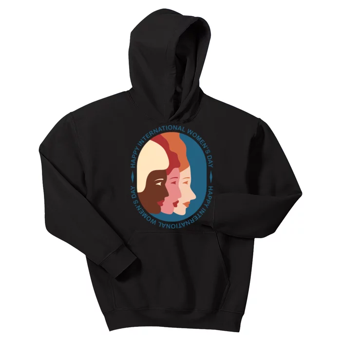 Happy International Womens Day Kids Hoodie