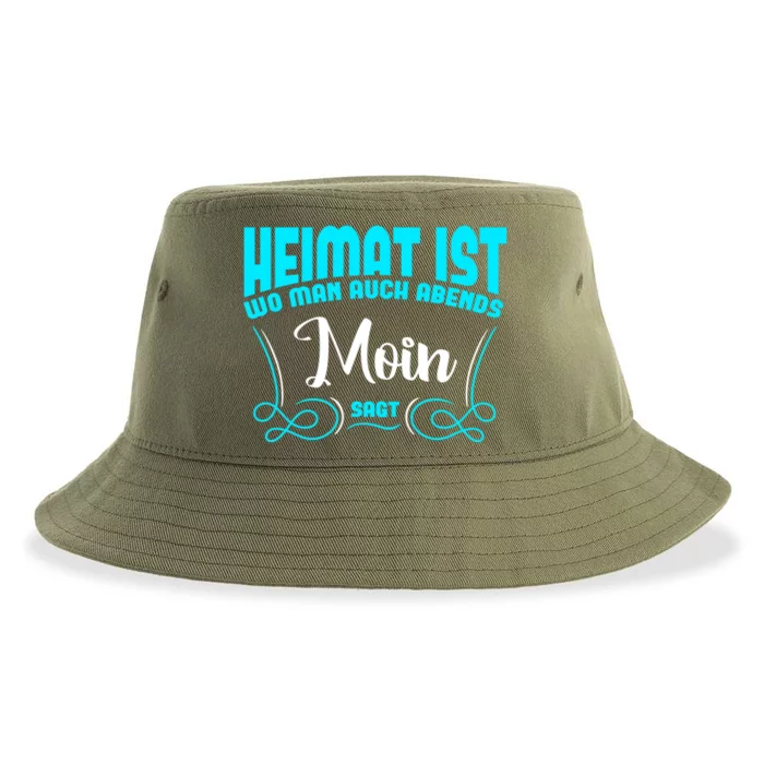 Home Is Where You Say In The Evening Of Moin Gift Sustainable Bucket Hat