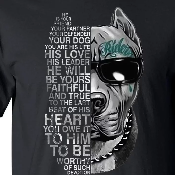 He Is Your Friend Your Partner Your American Bully Dog Bread Tall T-Shirt