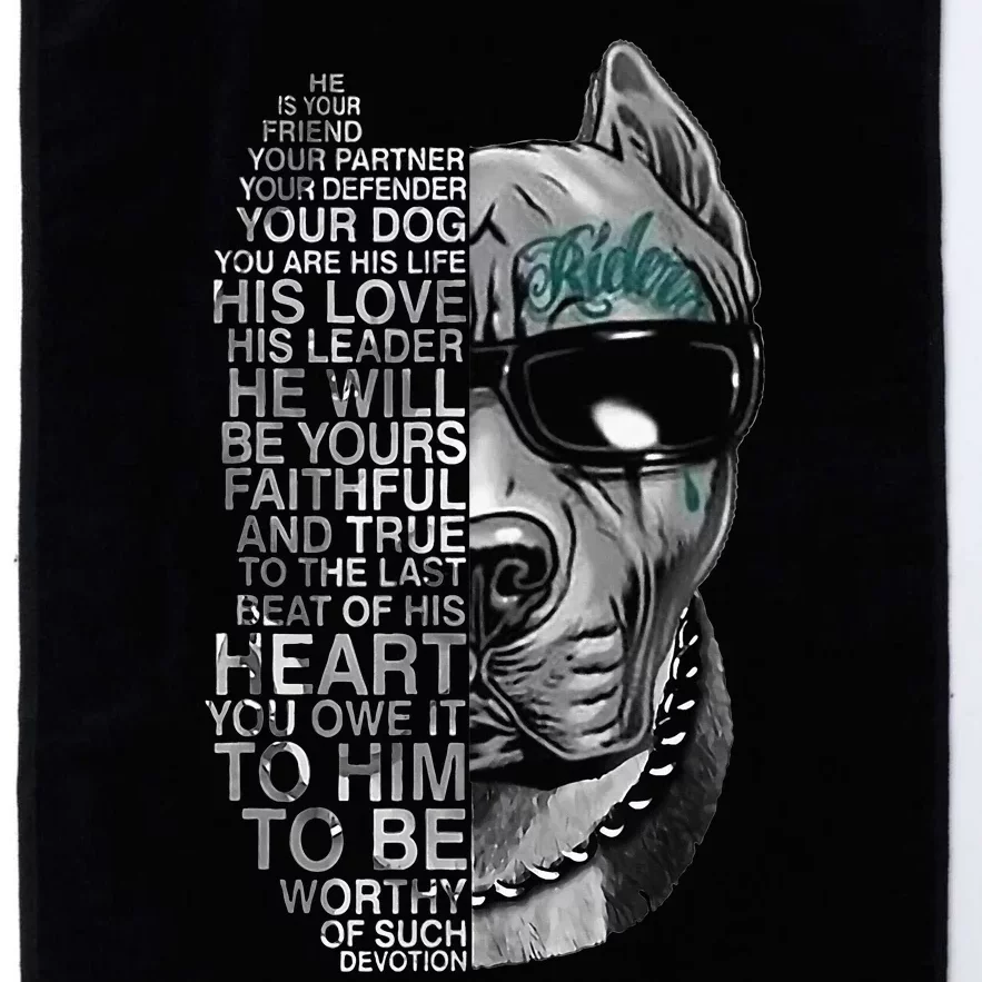 He Is Your Friend Your Partner Your American Bully Dog Bread Platinum Collection Golf Towel