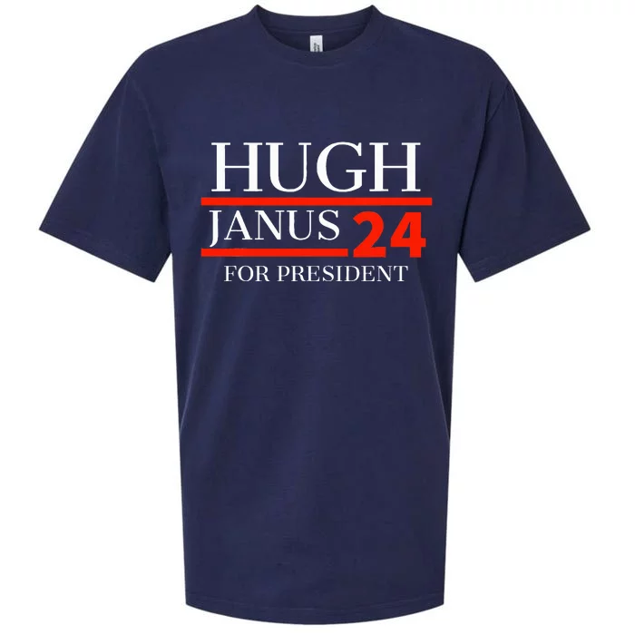 Hugh Janus 24 For President Funny 2024 Election Sueded Cloud Jersey T-Shirt