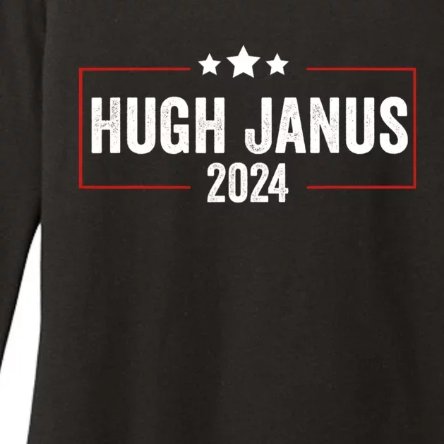 Hugh Janus 24 For President Funny Election Womens CVC Long Sleeve Shirt