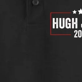 Hugh Janus 24 For President Funny Election Dry Zone Grid Performance Polo