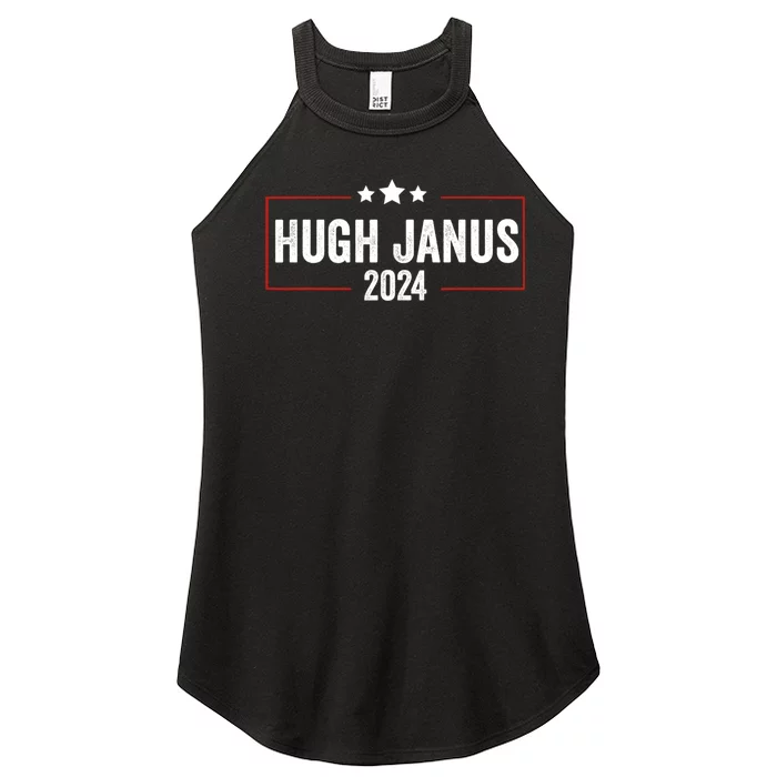 Hugh Janus 24 For President Funny Election Women’s Perfect Tri Rocker Tank