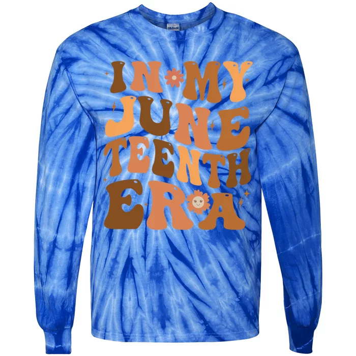 Happy Junenth 2024 In My Junenth Era Independence Day Gift Tie-Dye Long Sleeve Shirt