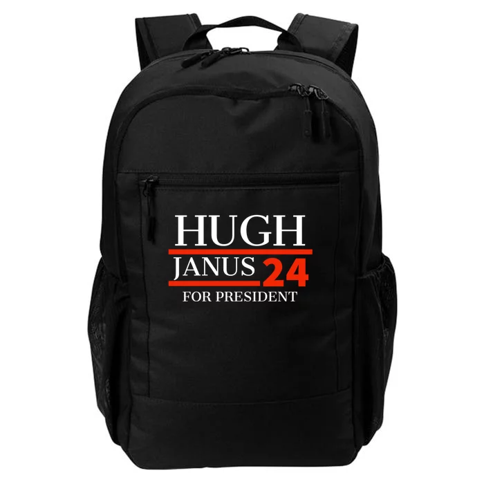 Hugh Janus 24 For President Funny 2024 Election Daily Commute Backpack