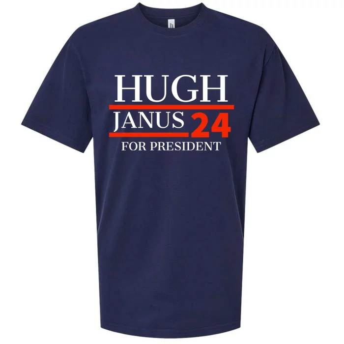 Hugh Janus 24 For President Funny 2024 Election Sueded Cloud Jersey T-Shirt