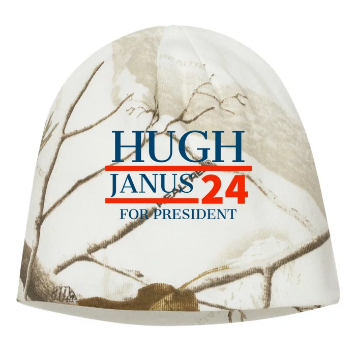 Hugh Janus 24 For President Funny 2024 Election Kati - Camo Knit Beanie