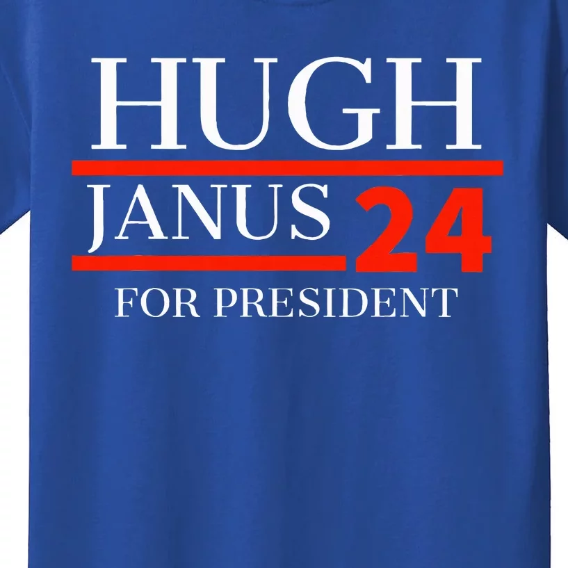 Hugh Janus 24 For President 2024 Election Kids T-Shirt